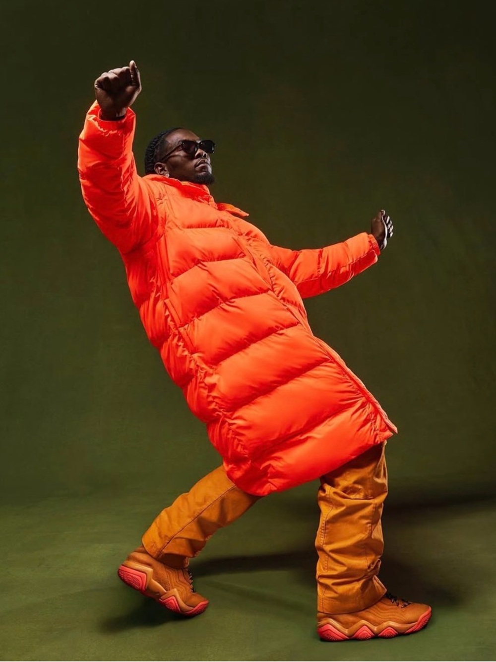 Adidas Ivy Park Top Ten 2000 Focus Orange Sneakers
